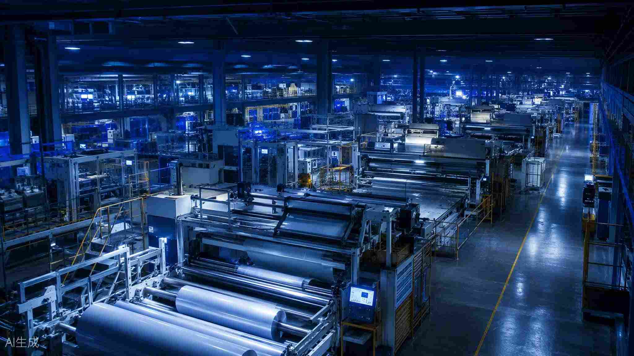 Full-width Factory Production Floor Photo